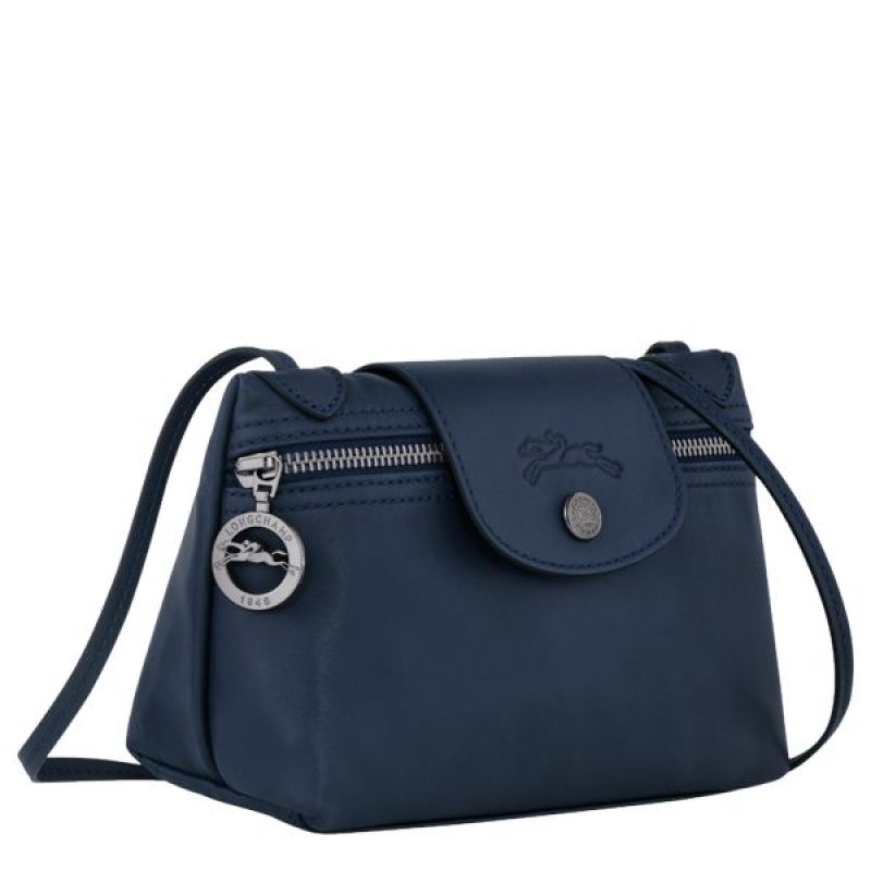 Navy Longchamp Le Pliage Xtra XS Women's Crossbody Bags | 19036-BFVI