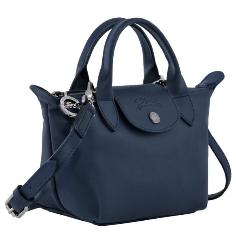 Navy Longchamp Le Pliage Xtra XS Women's Handbag | 73269-RDAH