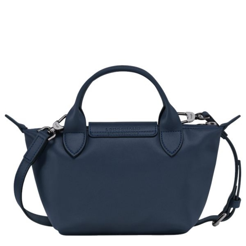 Navy Longchamp Le Pliage Xtra XS Women's Handbag | 73269-RDAH