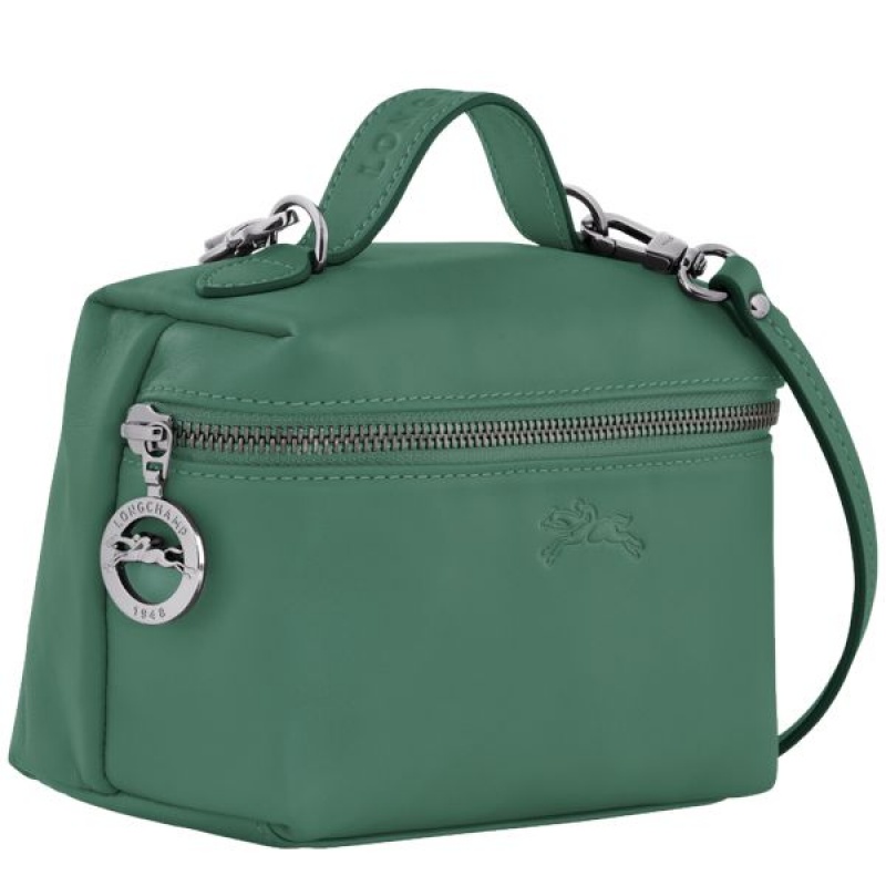 Olive Longchamp Le Pliage Xtra XS Vanity Women's Crossbody Bags | 04219-BGJF