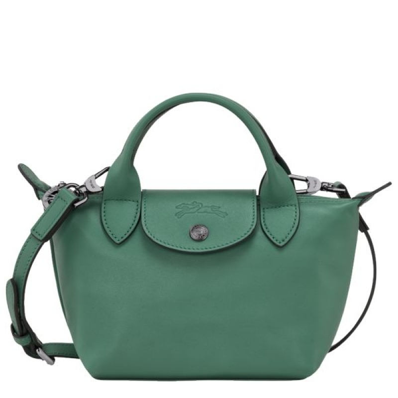 Olive Longchamp Le Pliage Xtra XS Women\'s Handbag | 61753-KSFP