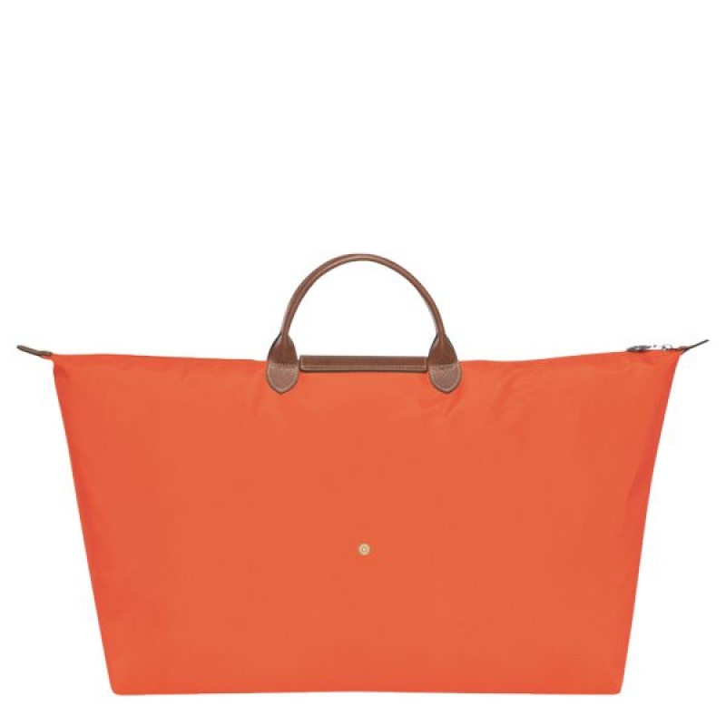 Orange Longchamp Le Pliage Original M Men's Travel Bags | 60438-FCKW