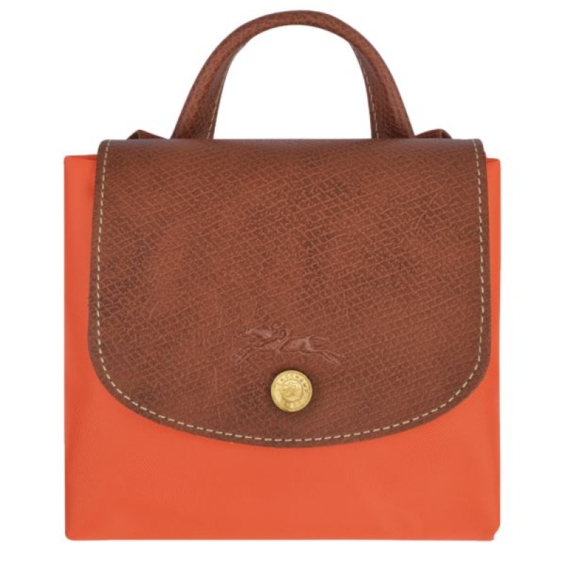 Orange Longchamp Le Pliage Original M Women's Backpacks | 25970-FSXZ