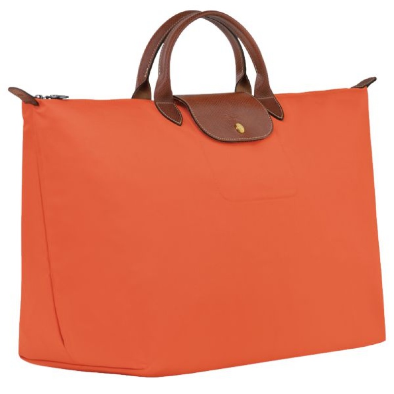 Orange Longchamp Le Pliage Original S Men's Travel Bags | 54867-HKCW