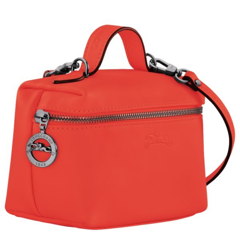 Orange Longchamp Le Pliage Xtra XS Vanity Women's Crossbody Bags | 95674-PMGT