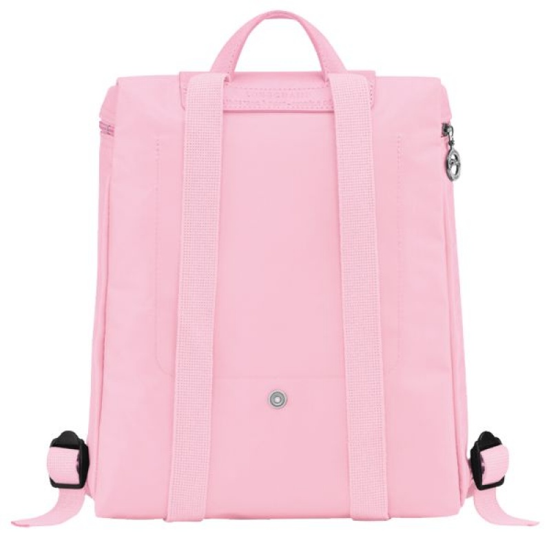 Pink Longchamp Le Pliage M Women's Backpacks | 05217-YNJH