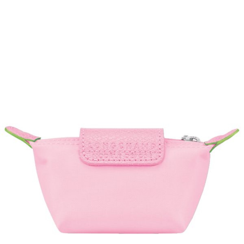 Pink Longchamp Le Pliage Men's Coin Purses | 57321-RKOL