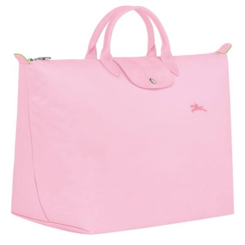 Pink Longchamp Le Pliage S Men's Travel Bags | 64591-MBAF