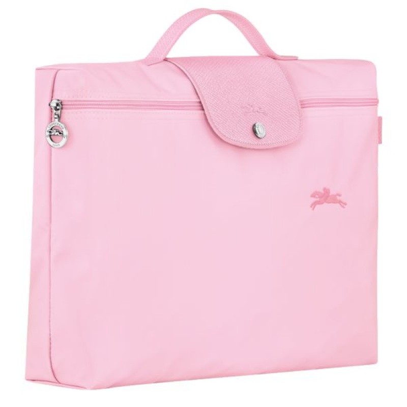 Pink Longchamp Le Pliage S Women's Briefcase | 94815-BUGF