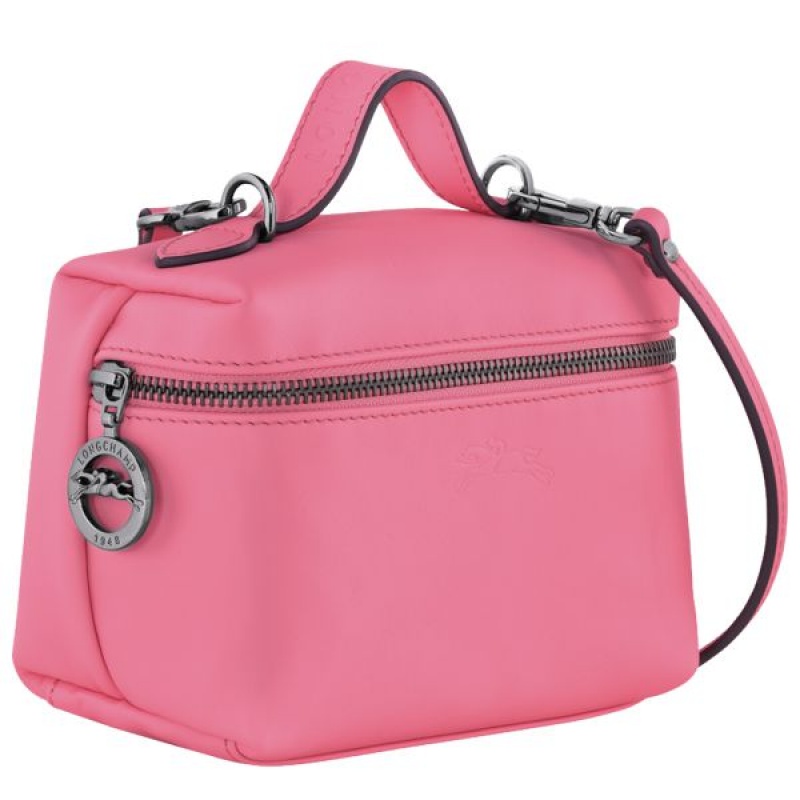 Pink Longchamp Le Pliage Xtra XS Vanity Women's Crossbody Bags | 97512-QHYO