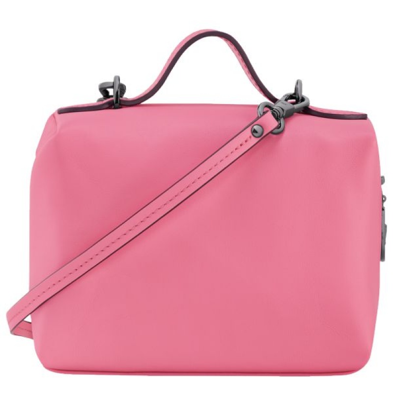 Pink Longchamp Le Pliage Xtra XS Vanity Women's Crossbody Bags | 97512-QHYO