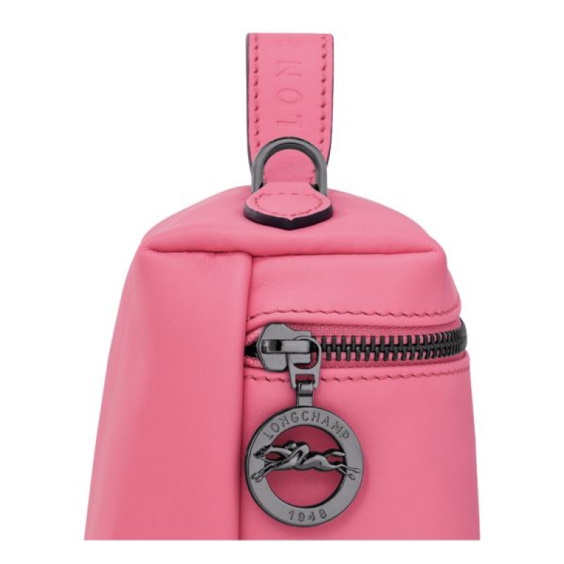 Pink Longchamp Le Pliage Xtra XS Vanity Women's Crossbody Bags | 97512-QHYO