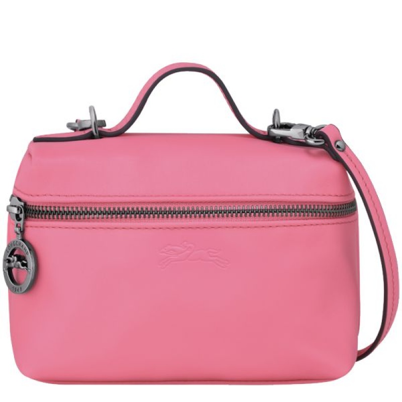 Pink Longchamp Le Pliage Xtra XS Vanity Women\'s Crossbody Bags | 97512-QHYO