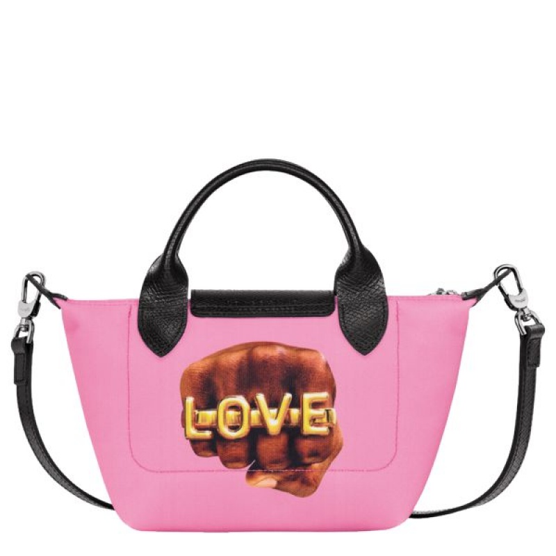 Pink Longchamp Toiletpaper XS Men's Handbag | 51039-DAIM