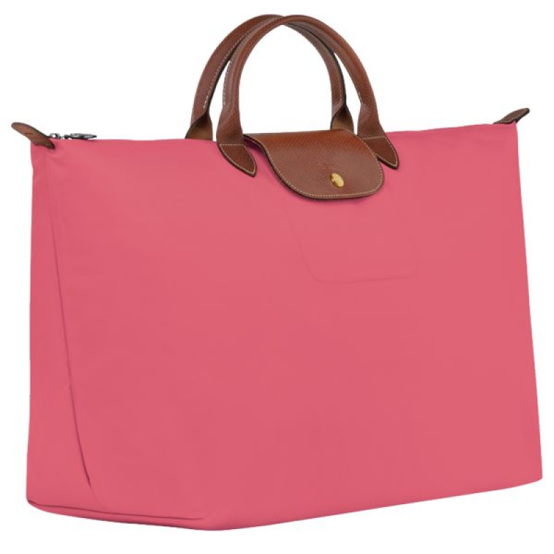 Pink / Brown Longchamp Le Pliage Original S Women's Travel Bags | 10492-STLE