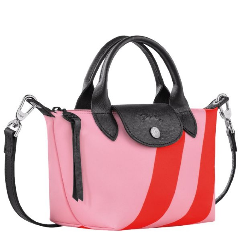 Pink / Orange Longchamp Le Pliage Collection XS Men's Handbag | 18742-ZKQJ