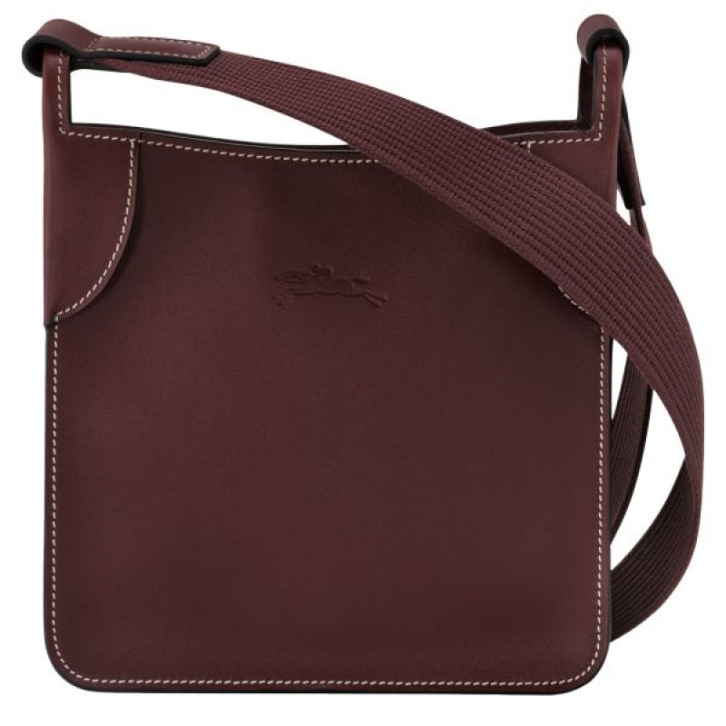 Purple Longchamp Le Foulonne S Men's Crossbody Bags | 13487-UGXP