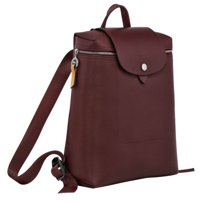 Purple Longchamp Le Pliage City M Men's Backpacks | 19527-XTHI