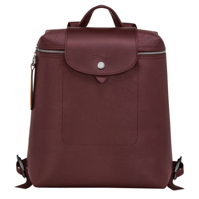 Purple Longchamp Le Pliage City M Men's Backpacks | 19527-XTHI