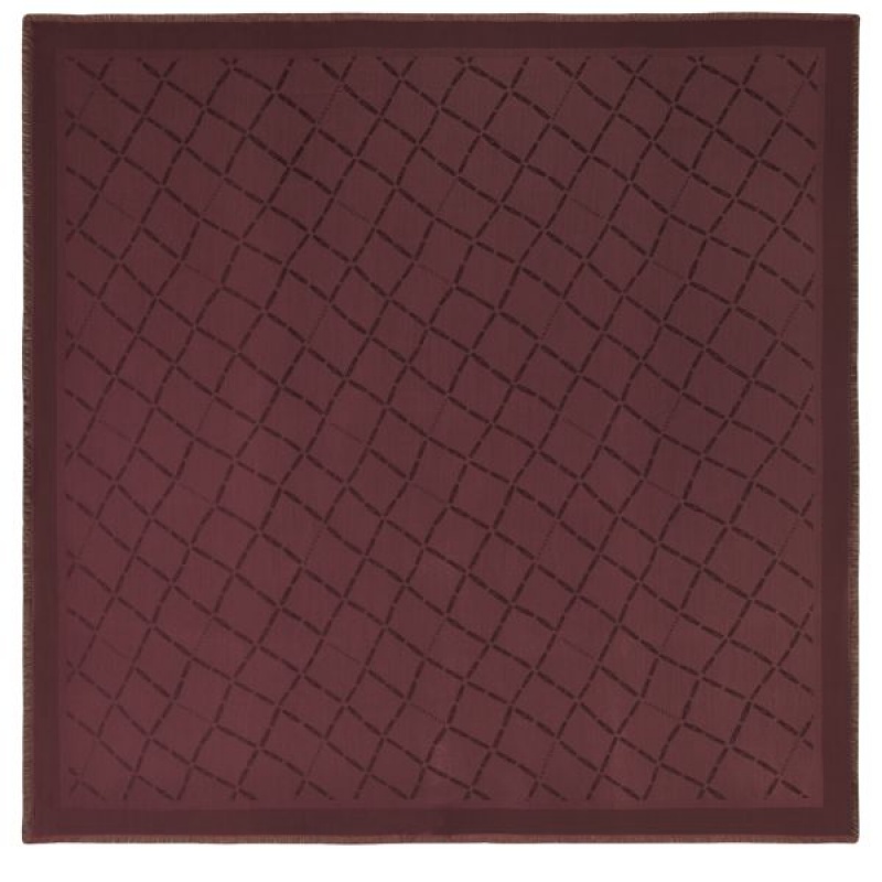 Purple Longchamp Roseau Men's Scarf | 07142-HWXD