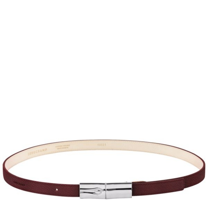 Purple Longchamp Roseau Women's Belts | 35812-JDXA