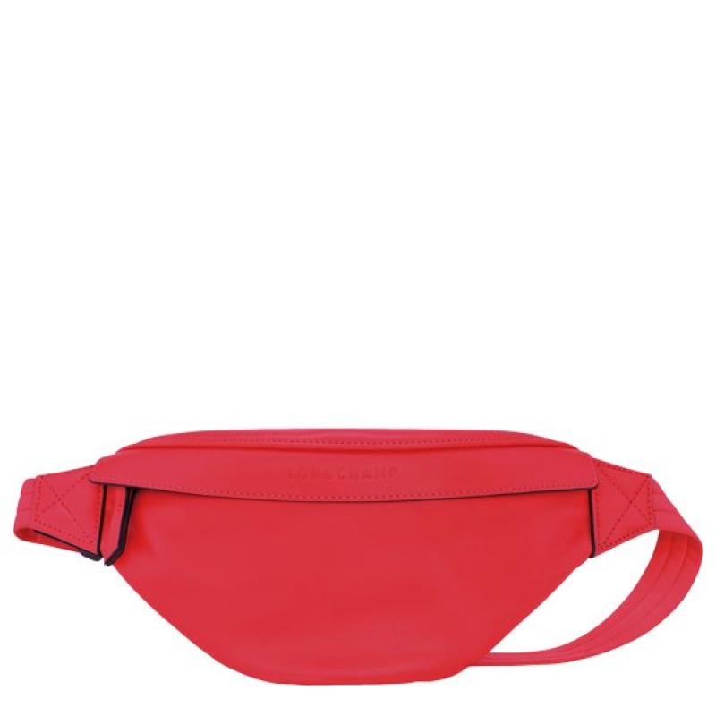 Red Longchamp 3D M Men's Belt Bags | 61439-GTKW