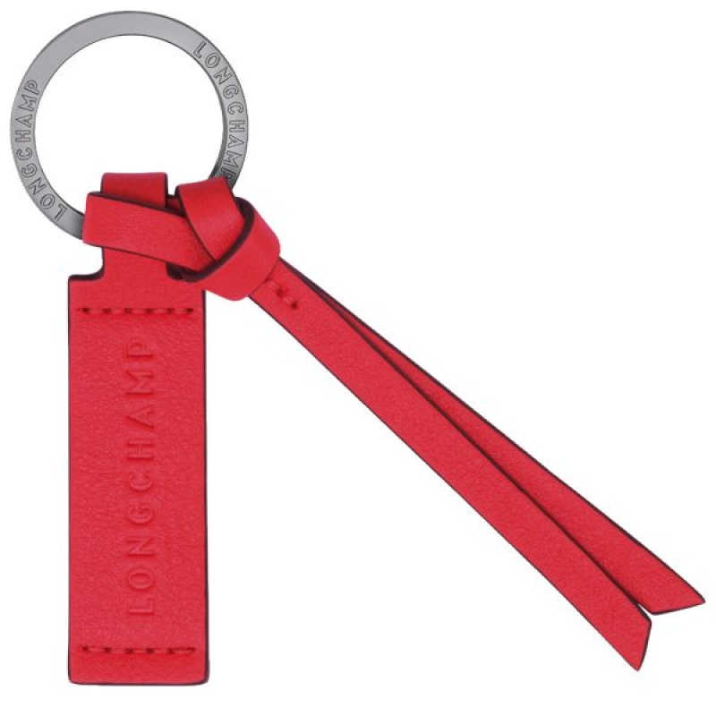 Red Longchamp 3D Men\'s Key Rings | 63278-NRDH