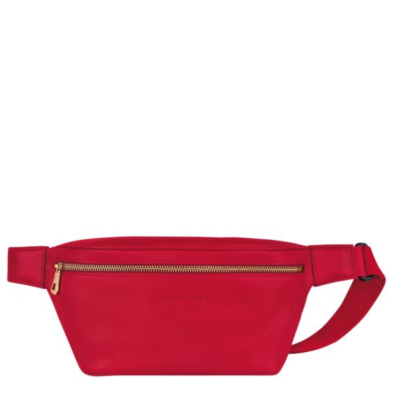 Red Longchamp Le Foulonne Men\'s Belt Bags | 81235-DBLJ