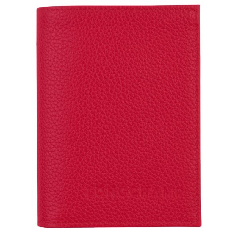 Red Longchamp Le Foulonne Men\'s Cardholders | 28906-HGIC