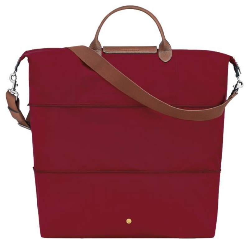 Red Longchamp Le Pliage Original Expandable Men's Travel Bags | 79452-HRDO