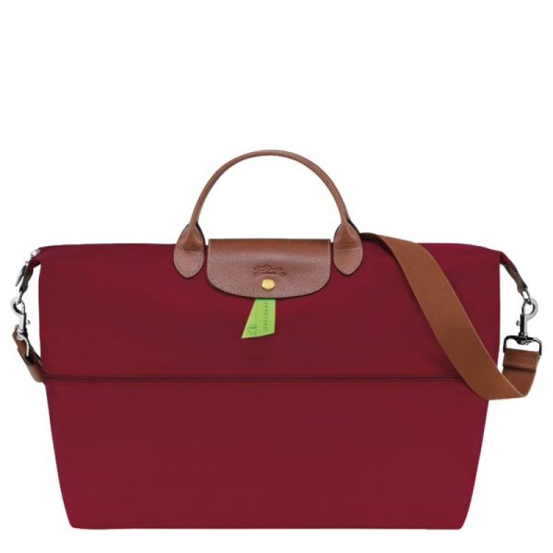 Red Longchamp Le Pliage Original Expandable Men's Travel Bags | 79452-HRDO