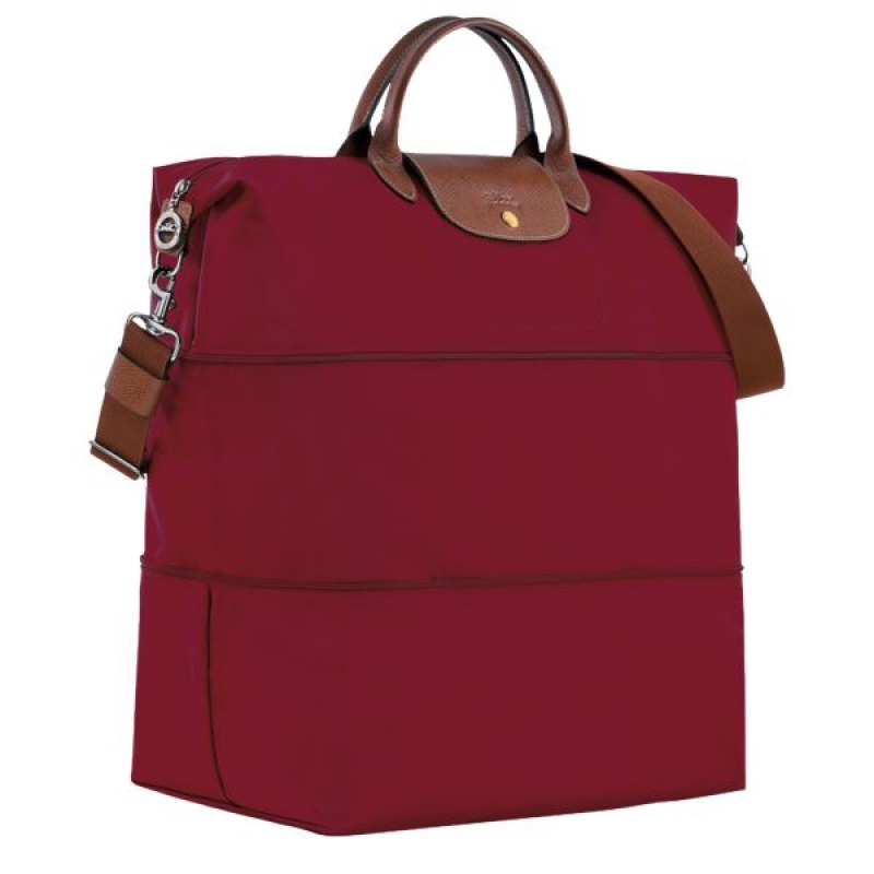 Red Longchamp Le Pliage Original Expandable Women's Travel Bags | 10235-CFXQ