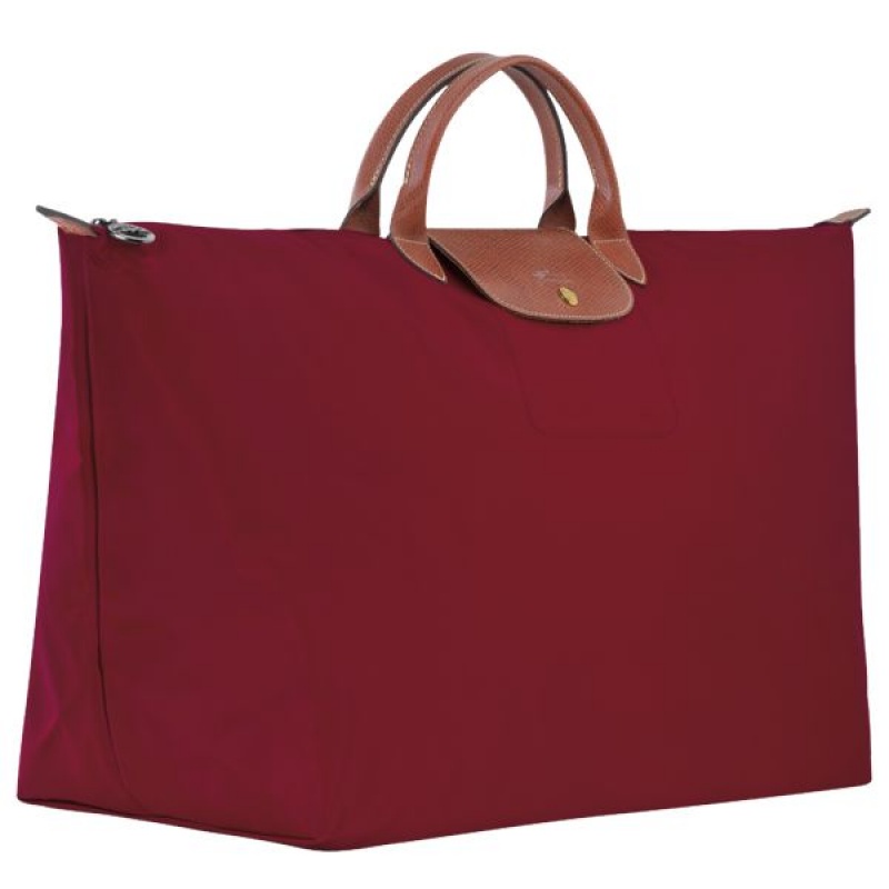 Red Longchamp Le Pliage Original M Women's Travel Bags | 09154-YEWR