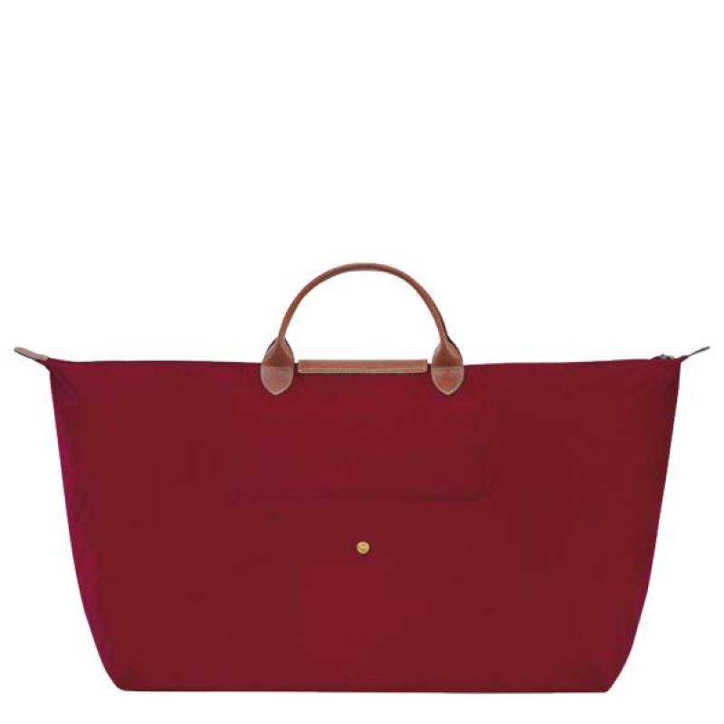 Red Longchamp Le Pliage Original M Women's Travel Bags | 09154-YEWR