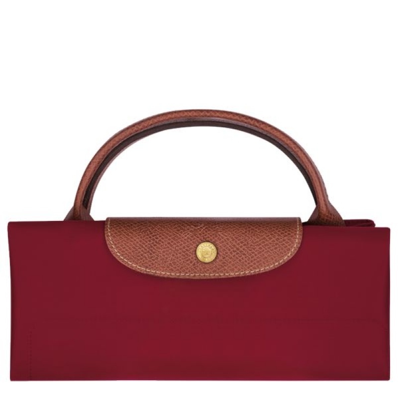 Red Longchamp Le Pliage Original M Women's Travel Bags | 09154-YEWR