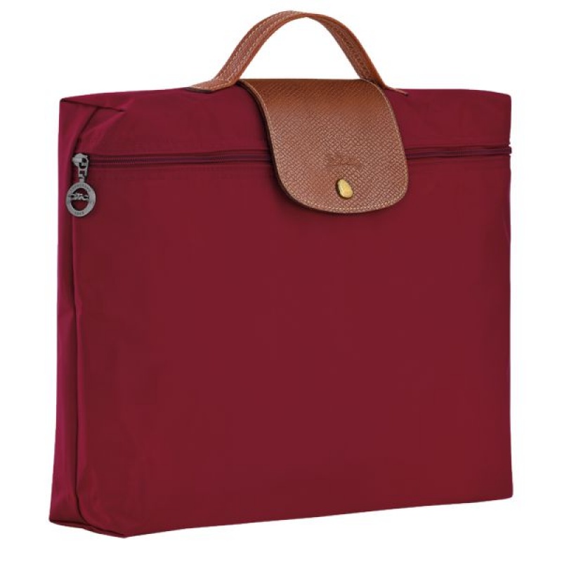 Red Longchamp Le Pliage Original S Men's Briefcase | 67234-XIFH