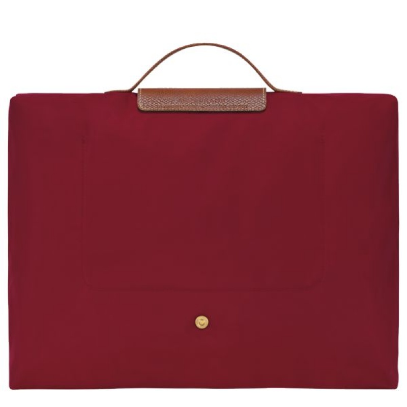 Red Longchamp Le Pliage Original S Women's Briefcase | 34682-ZEJO