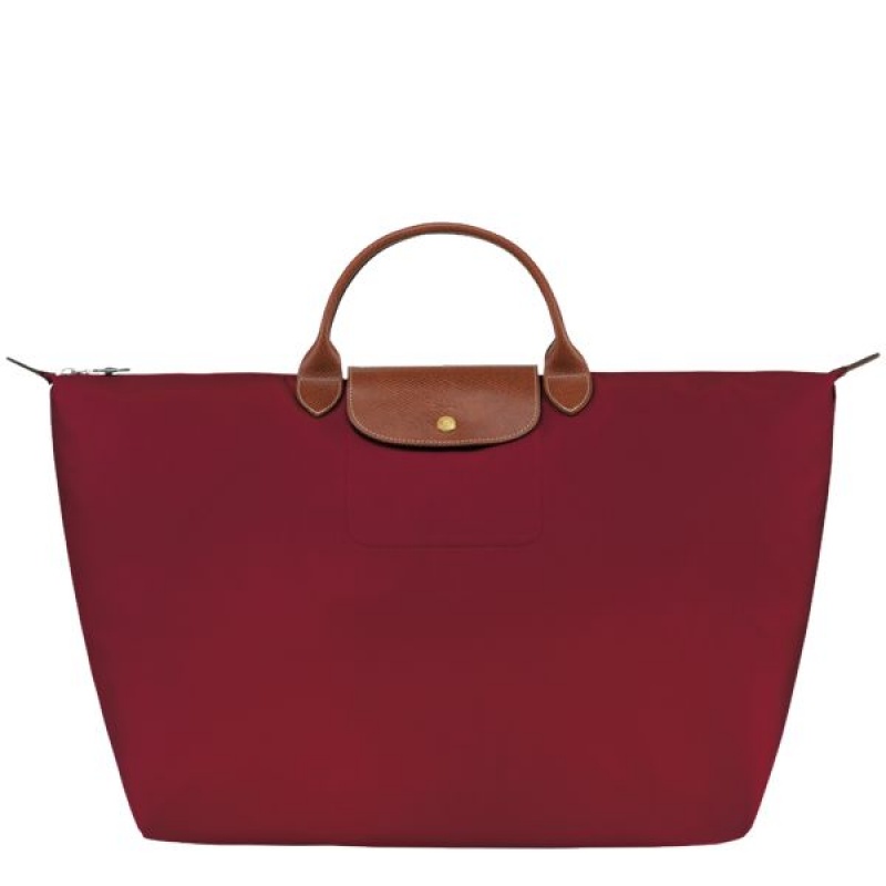 Red Longchamp Le Pliage Original S Women\'s Travel Bags | 03976-CVQN