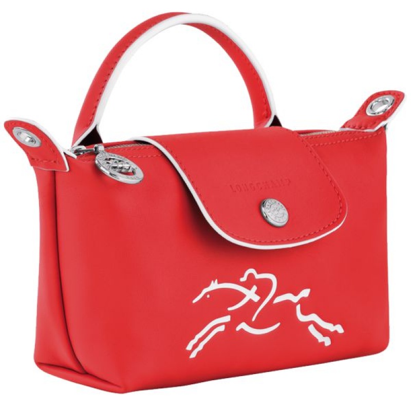 Red Longchamp Le Pliage Xtra Women's Pouches | 57126-IYZG