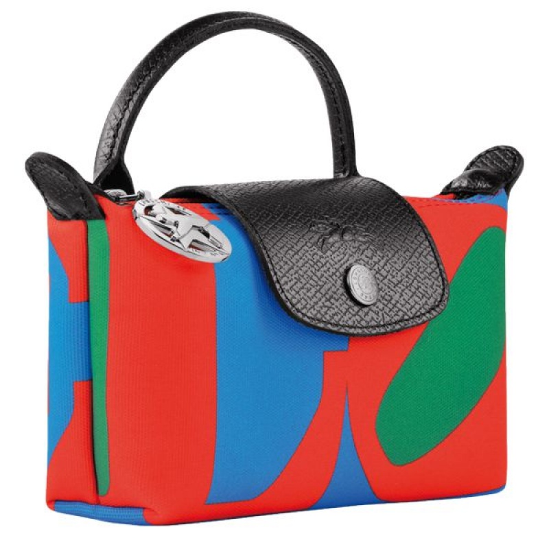 Red Longchamp Robert Indiana Men's Pouches | 96371-HPWY