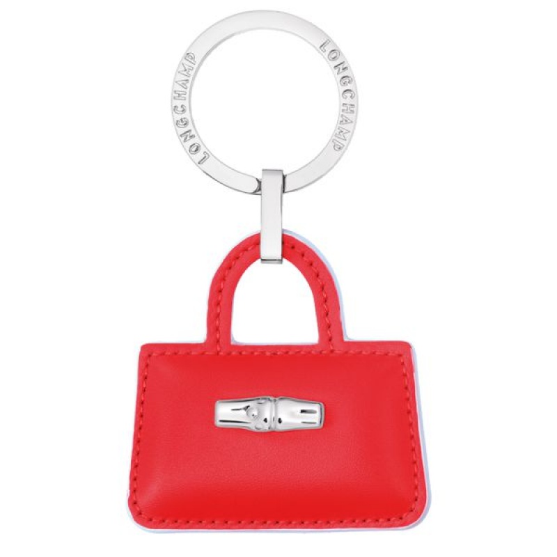 Red Longchamp Roseau Women\'s Key Rings | 06924-GEKQ