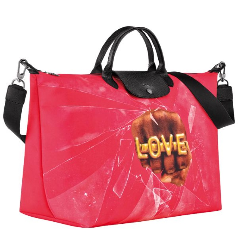 Red Longchamp Toiletpaper S Women's Travel Bags | 91078-WMGS