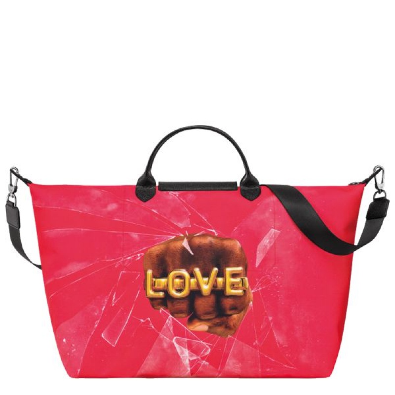 Red Longchamp Toiletpaper S Women's Travel Bags | 91078-WMGS