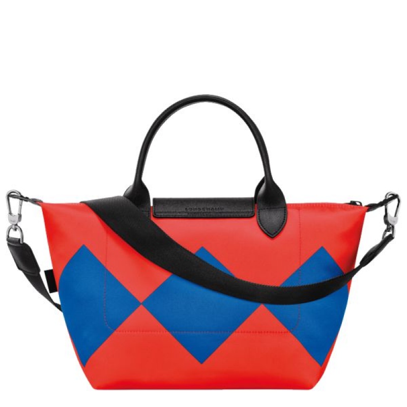 Red / Deep Blue Longchamp Le Pliage Collection S Men's Handbag | 05136-OMYQ