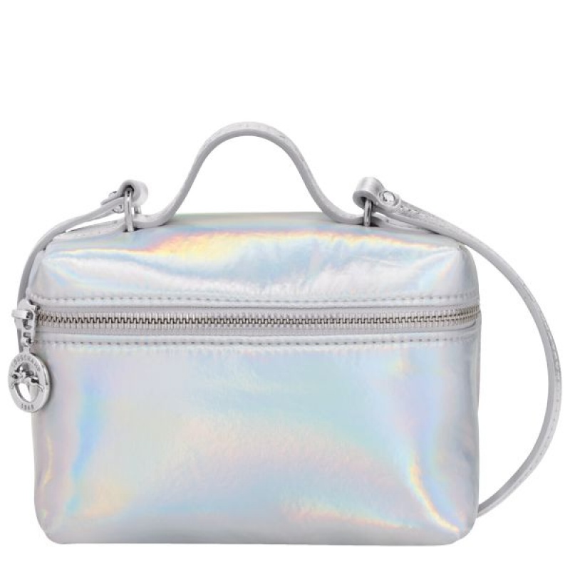 Silver Longchamp Le Pliage Collection XS Women's Crossbody Bags | 27639-IQHB