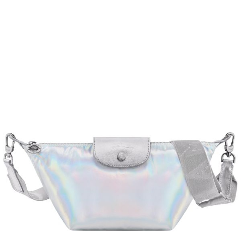 Silver Longchamp Le Pliage Collection XS Women's Crossbody Bags | 72341-GYRI